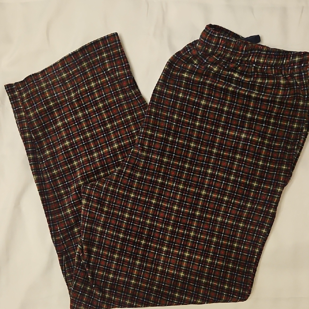 American Living Men's Multicolor Plaid Joggers